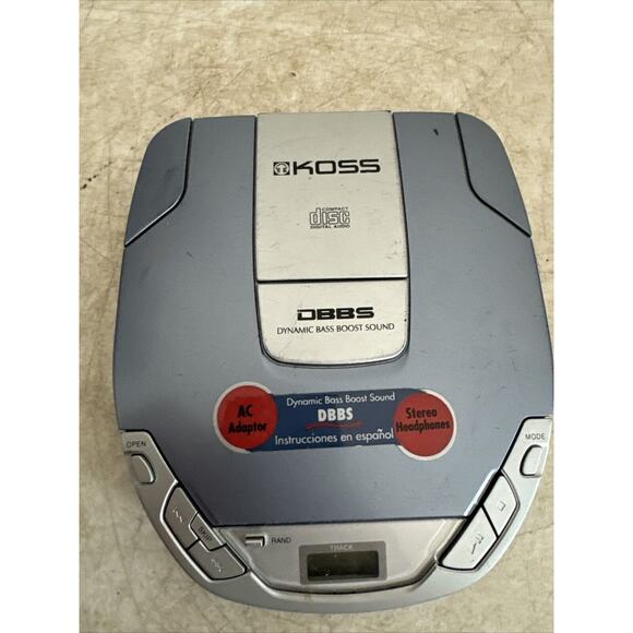 Koss Portable CD Player CD687 Works - Picture 4 of 6
